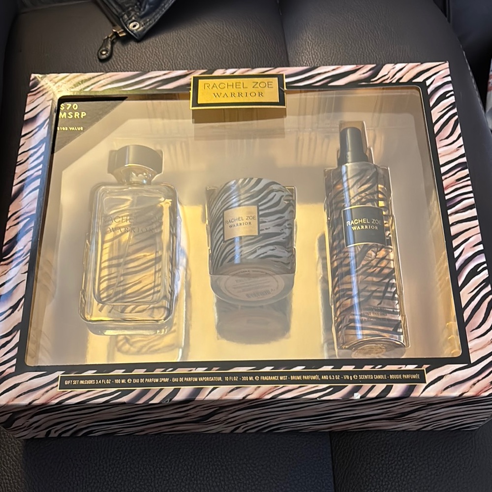 Rachel Zoe Zebra Print Fragrance Set- NIB